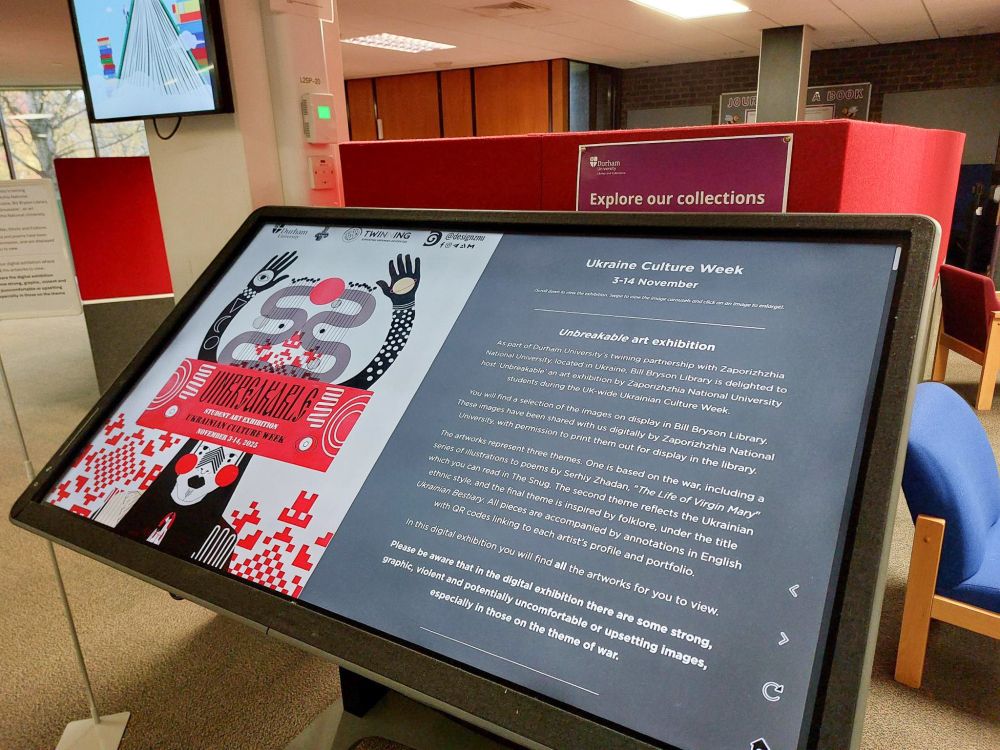 "Unbreakable" art exhibition in the Library