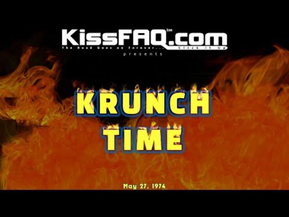 KissFAQ's Krunch Time: May 27