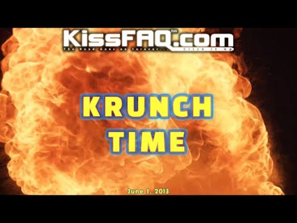 KissFAQ's Krunch Time: June 1 (#2)