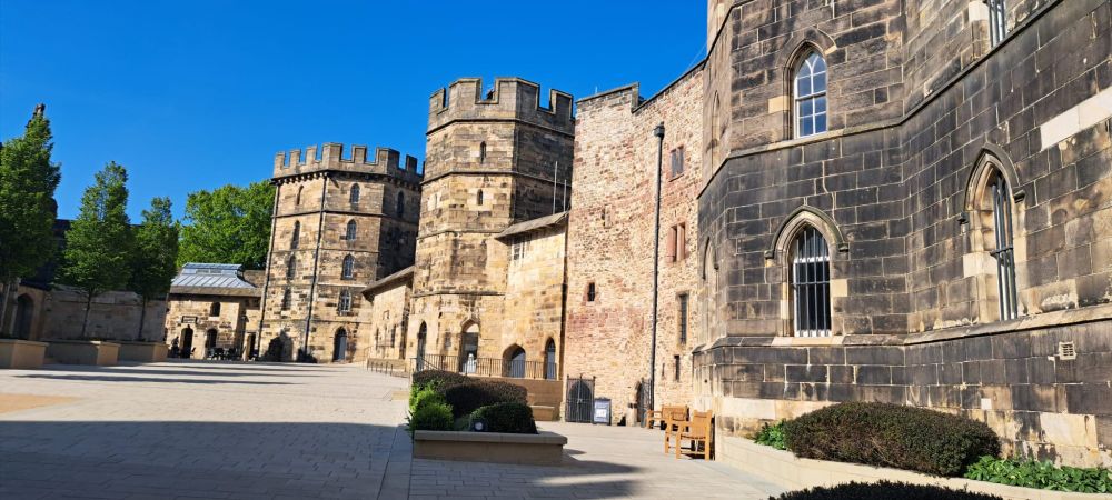 View of Lancaster Castle Courtyard