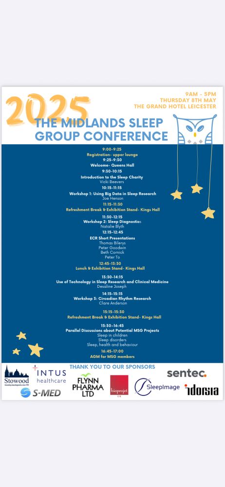 Midlands Sleep Group conference programme