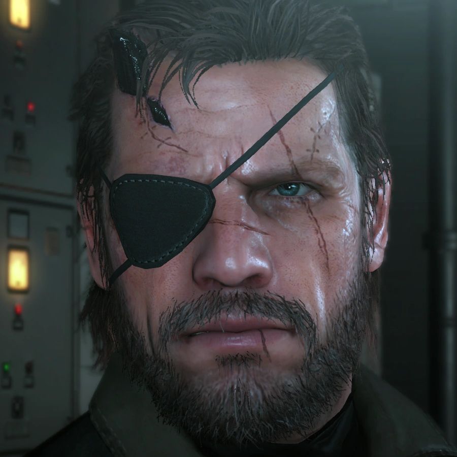 Punished “Venom” Snake from Metal Gear Solid V The Phantom Pain.