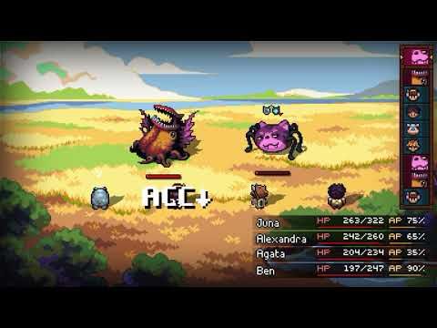 Quartet (Classic JRPG) gameplay footage - the Grasslands