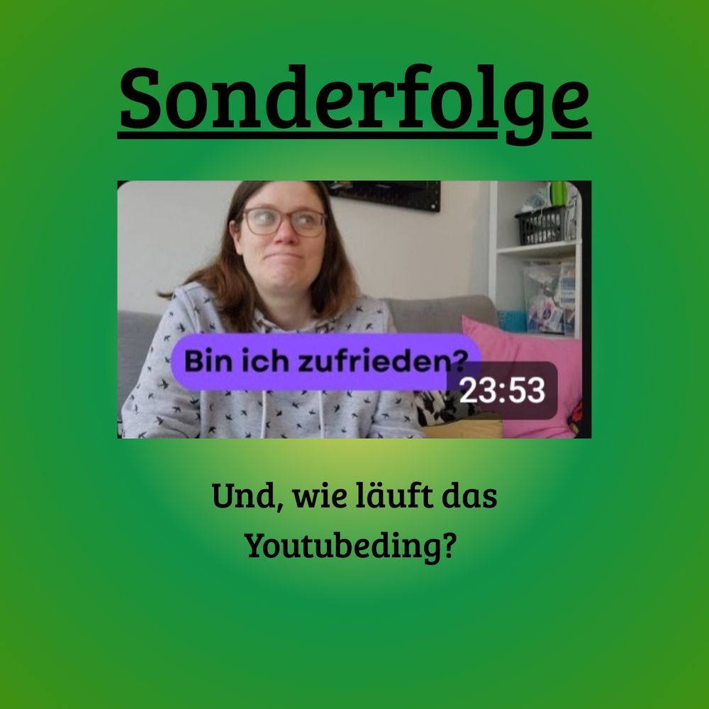 Das Bild zeigt ein Thumbnail von einem Video auf Youtube. Die Überschrift dazu ist "Sonderfolge" 