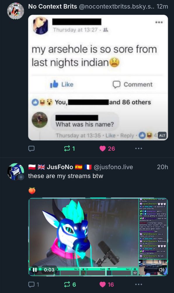 lmao my feed lined up like this