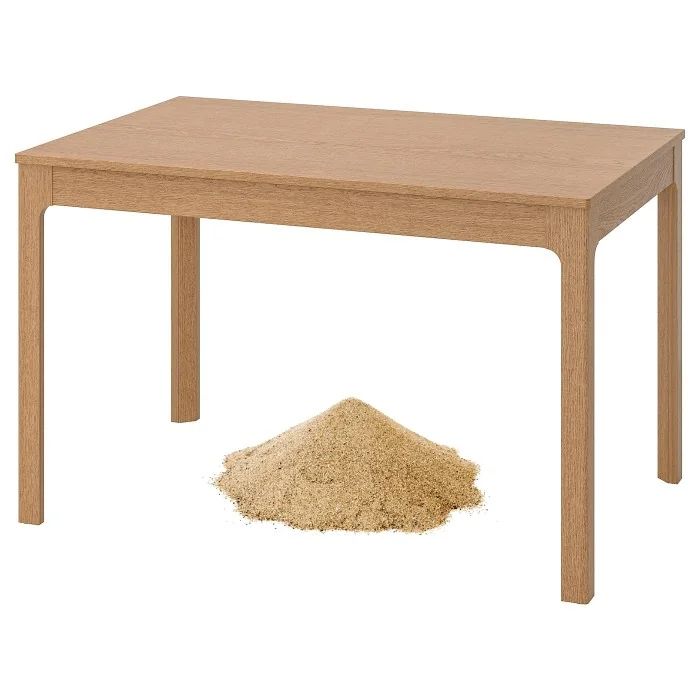Sand Under Table