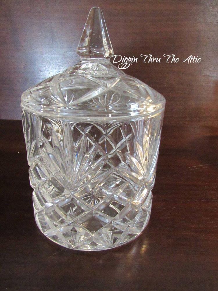 Biscuit Barrel with Lid, Victoria by Block, Candy Dish with Lid, Storage Jar.