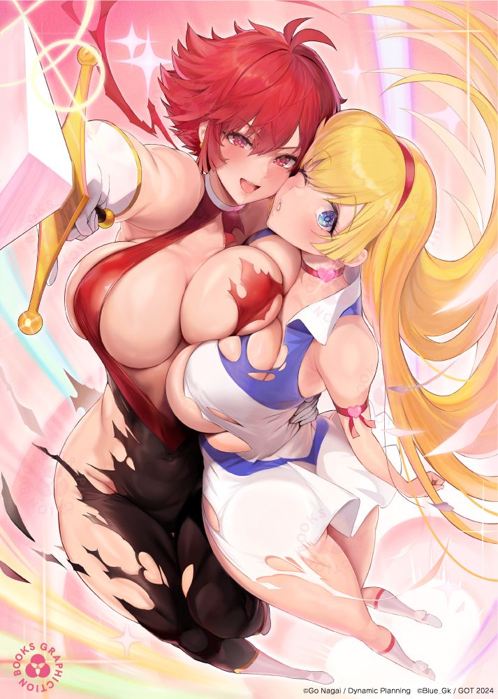 イラスト：Blue_Gk
※2人はキューティーハニー及び如月ハニーという漫画家：永井豪が生み出したキャラクターで、同一人物です。
また、アンドロイドであり人間ではありません