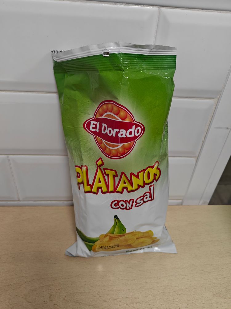Aperitivo de plátano con sal 
