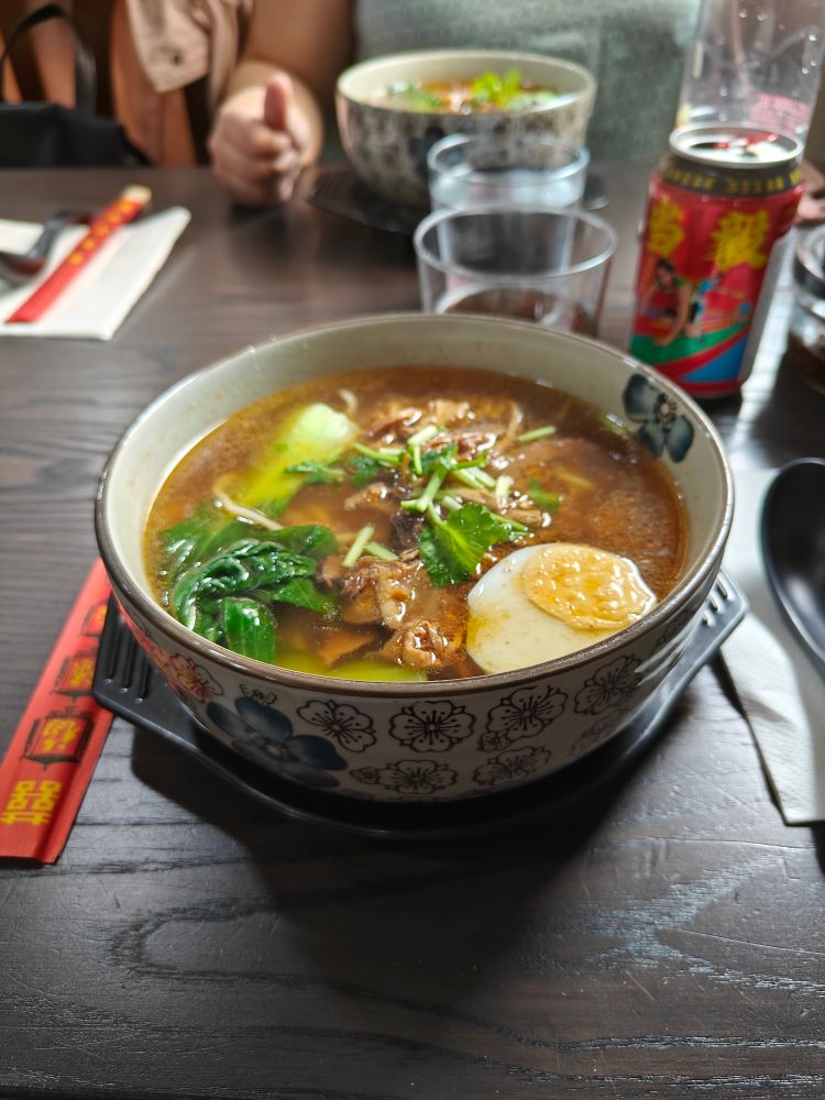 Ramen de pollo con setas Shiitake 
