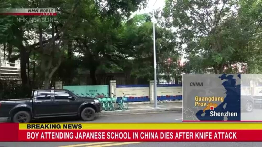 Boy attacked near Japanese school in China dies, consulate says | NHK WORLD-JAPAN News