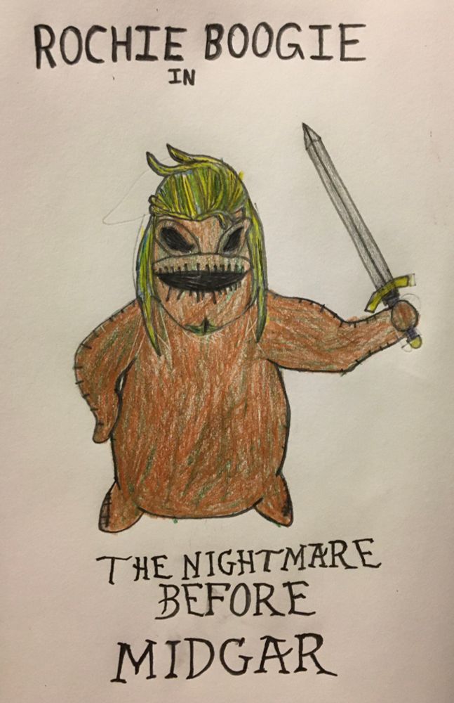 I drew this back in late 2020. From where did I get the inspiration for this blursed masterpiece? From Austin Lee Matthews.