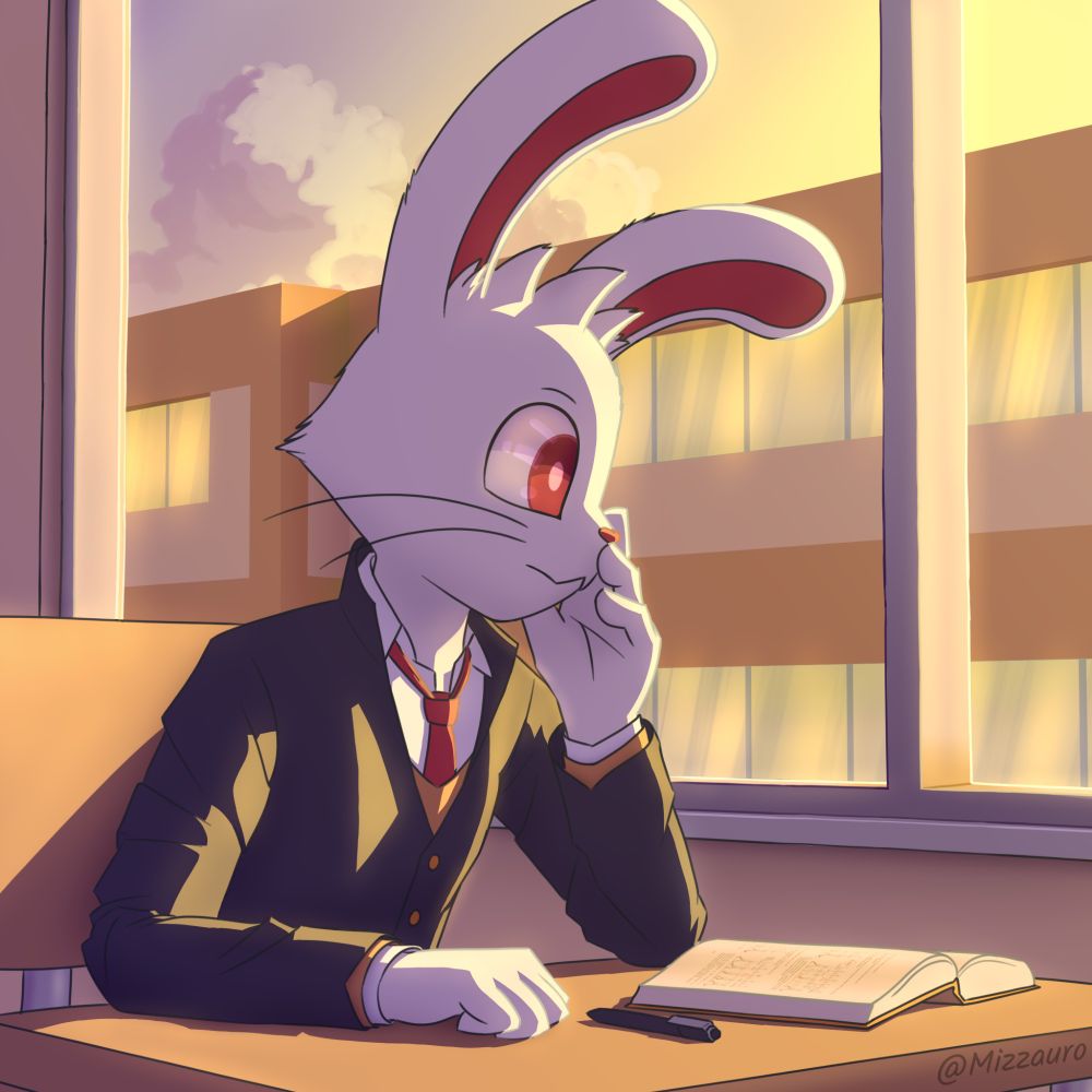 Mizzauro viendo por una ventana