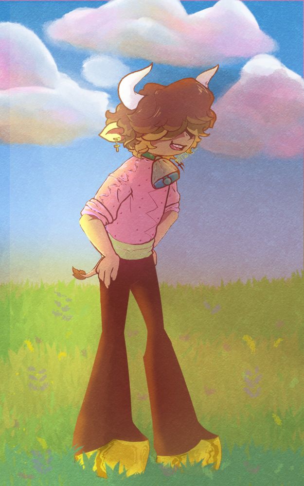 Apenas um furry, não tão peludo que deveria ser de vaca kk, mas parece um doce 