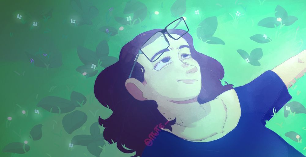 garota deitada, clip studio paint pro