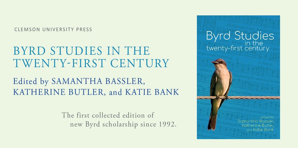 New Book: Byrd Studies in the Twenty-First Century