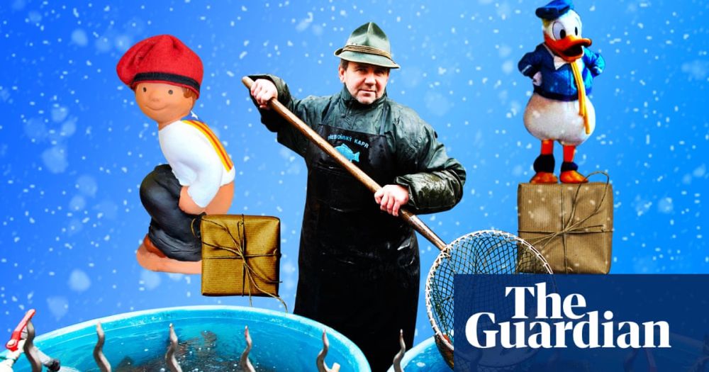 Donald Duck, carp in a bath and squatting statuettes: Christmas quirks across Europe