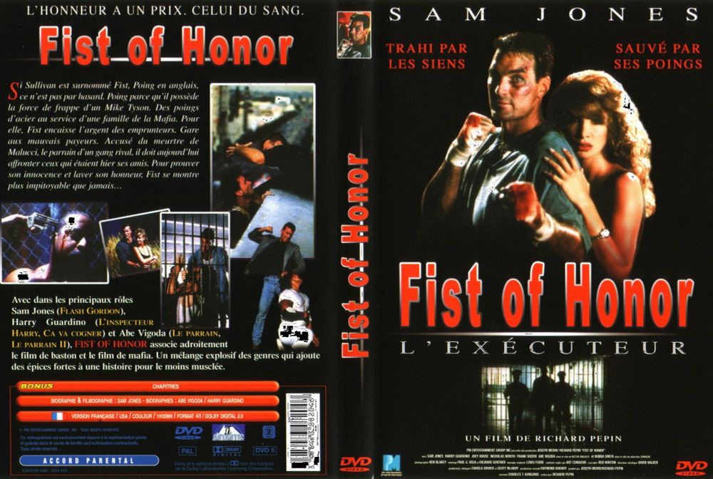 Jaquette du film Fist of Honor