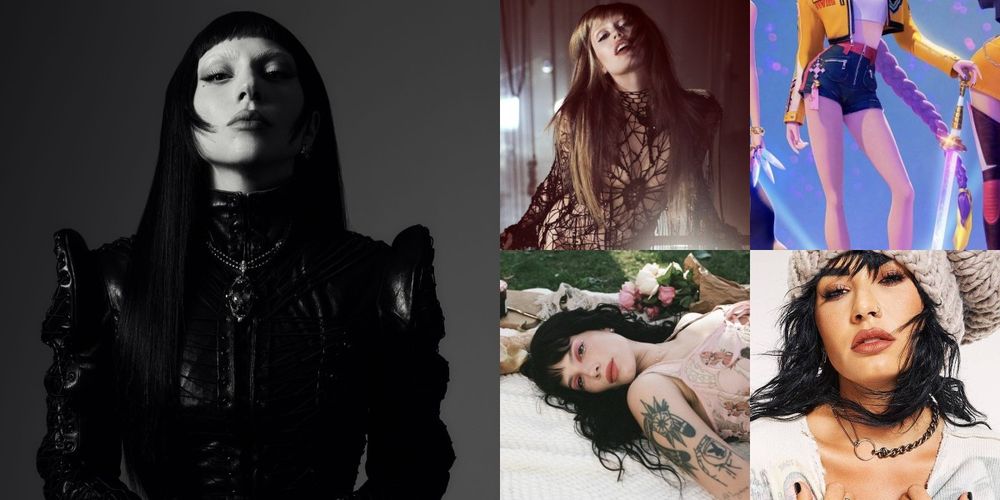 Lady Gaga Miley Cyrus Halsey HUNTRX Demi Lovato