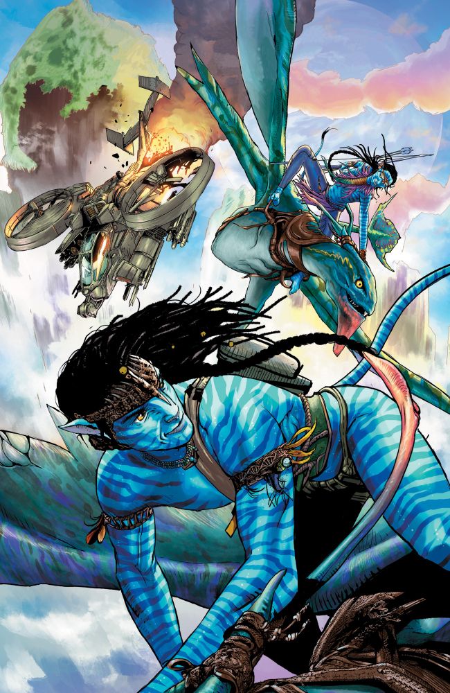 Avatar: The Gap Year comic cover, text removed for better visibility.