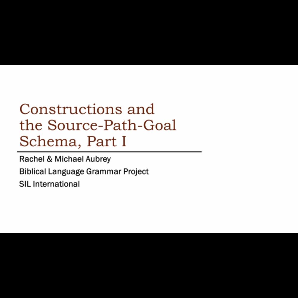 YouTube: Constructions and the SPG Schema, Part I