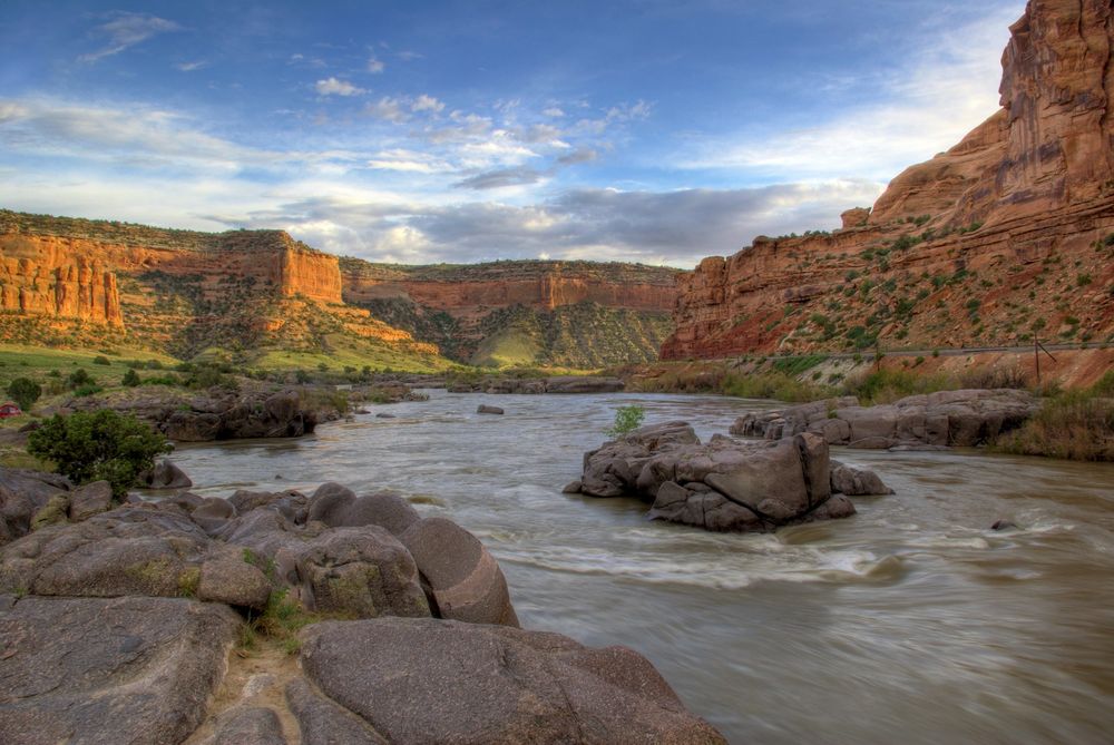 A photo of the Colorado River in 2009