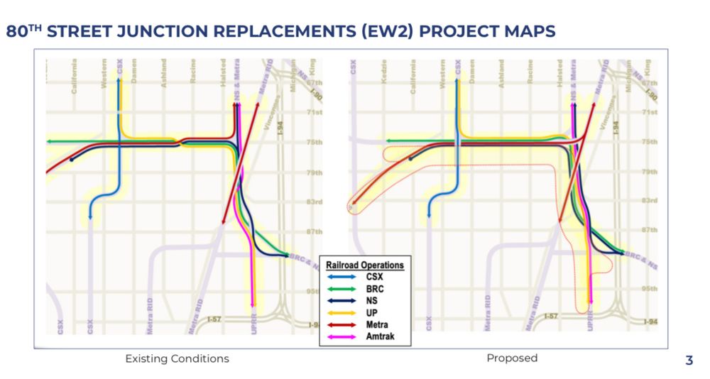 80th street junction replacements (EW2) project maps