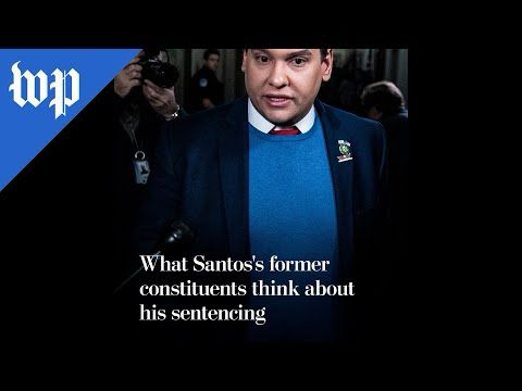 What Santos's former constituents think about his sentencing
