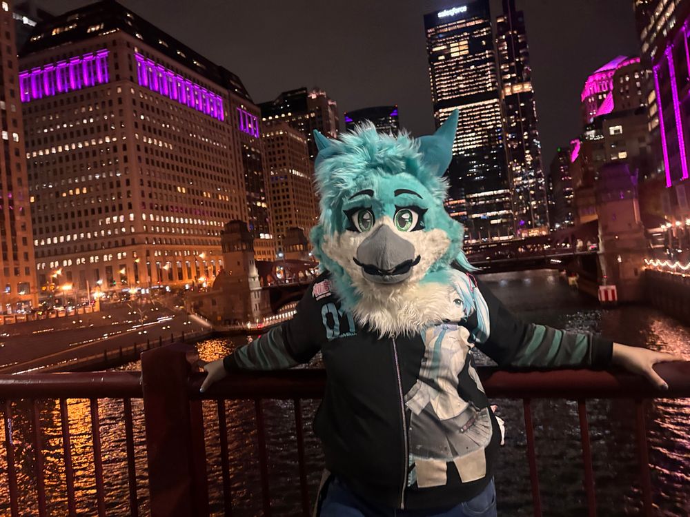 Another photo of me leaning on the bridge by the Chicago river walk 