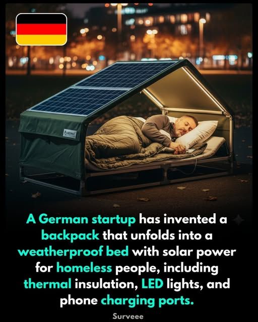 German invention to shelter homeless.