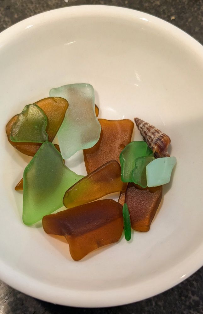 multicolored Sea glass