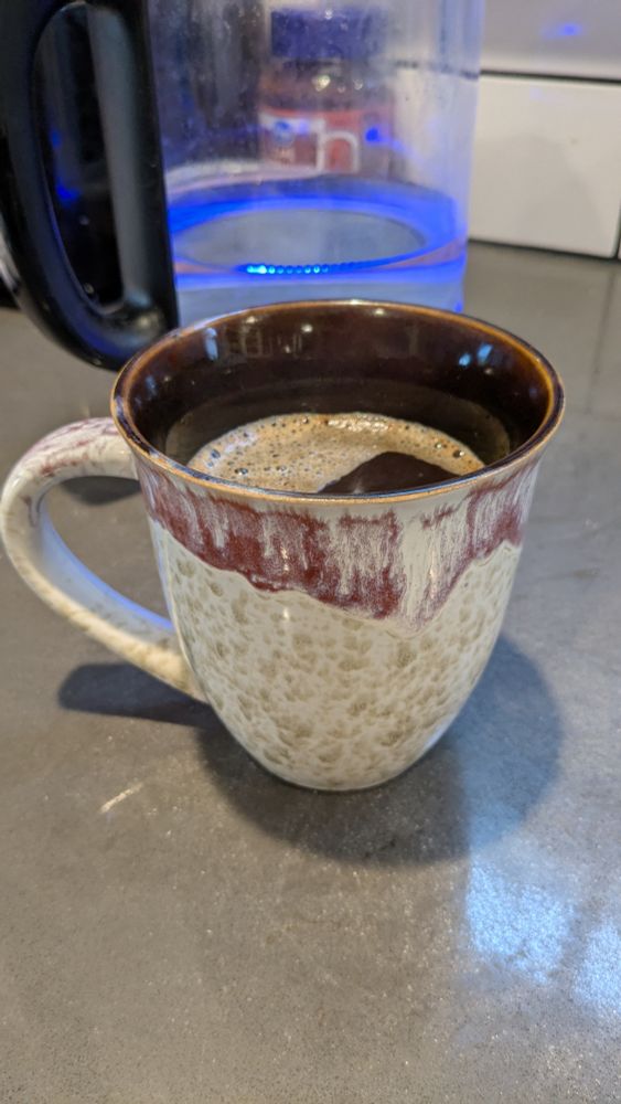 a cup of coffee
