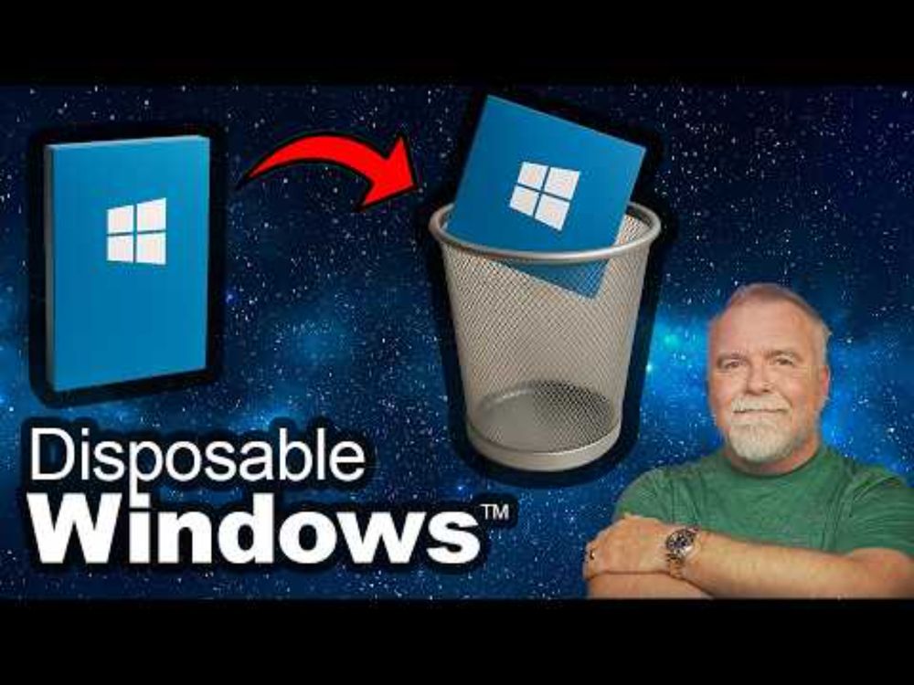 Do this NOW: Use Disposable Windows for Maximum Security!