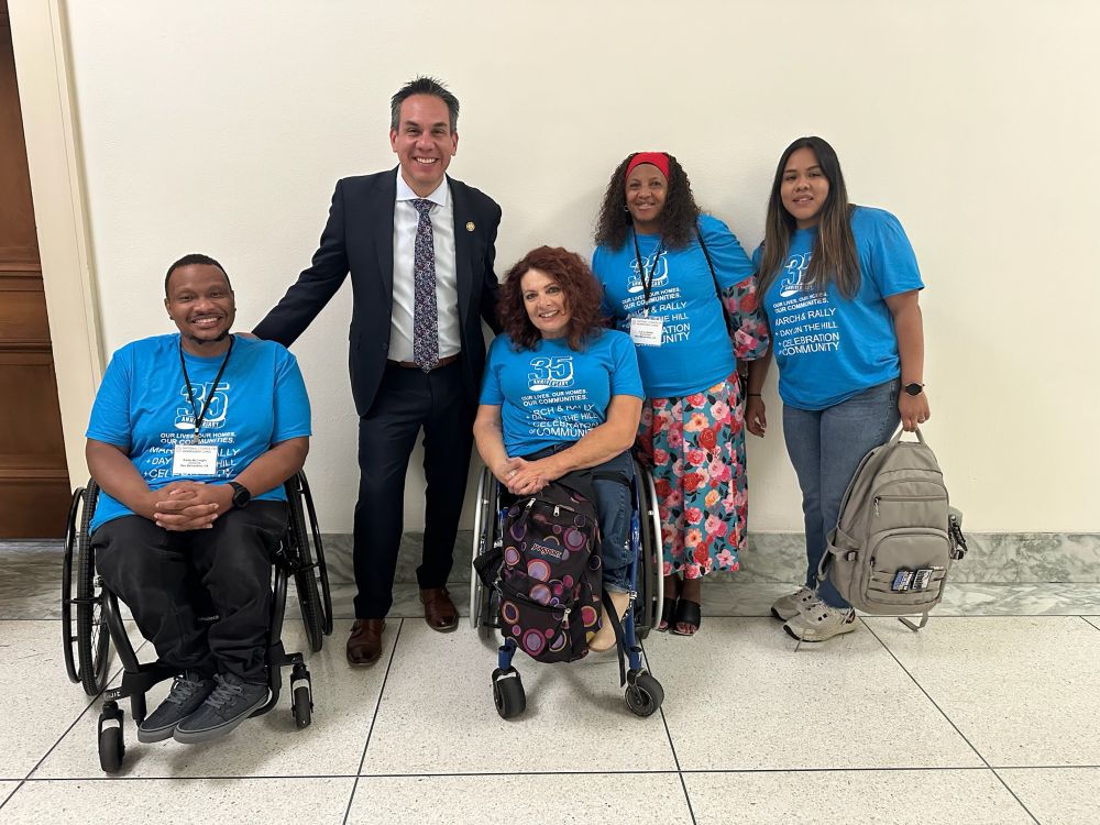The Rolling Start team meets with representative Pete Aguilar to educate him on how our services can help his constituents navigate medi-cal & SNAP changes.