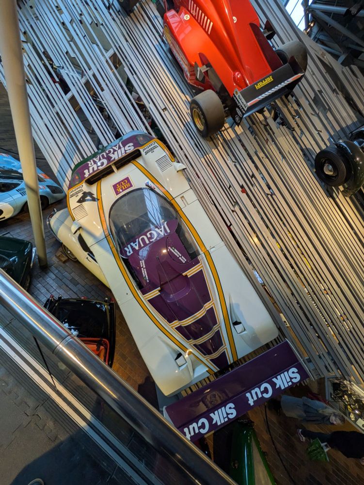 A Jaguar Silk Cut livery le mans car