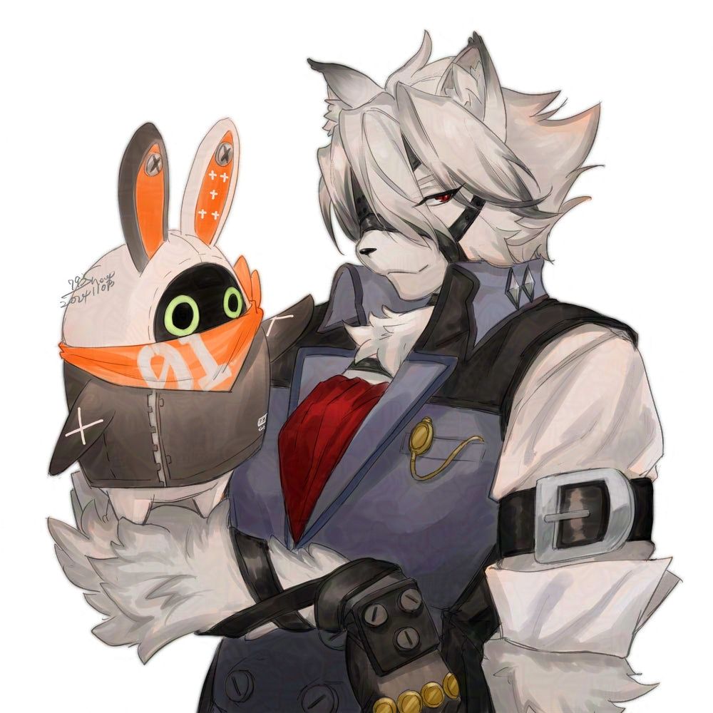 ゼンゼロのライカンとボンプの絵