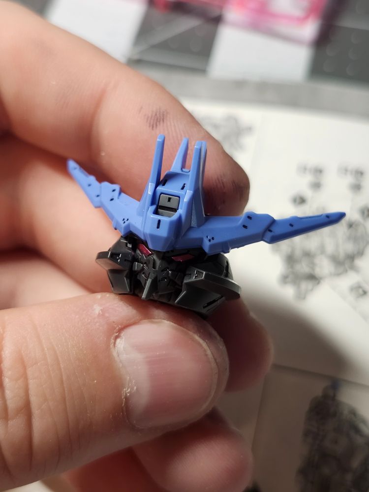 MG 1/100 Gundam Vidar head 
