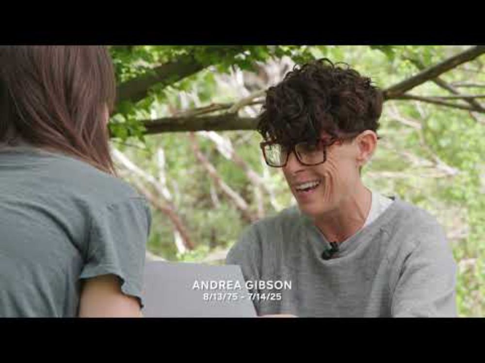 Andrea Gibson recites 'Love Letter From the Afterlife' in final TV interview