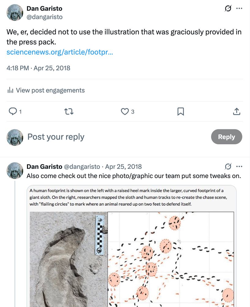 Old twitter posts about the story.