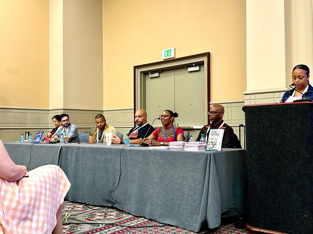 Panelists introducing themselves 