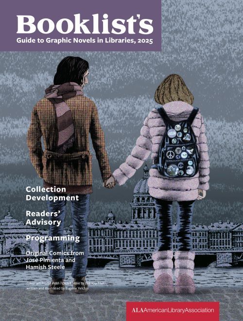 Cover of Booklist's Guide to Graphic Novels, 2025 issue. 