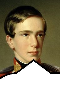 A young Franz Joseph I of Austria, with a speech bubble pointing at the quoted post