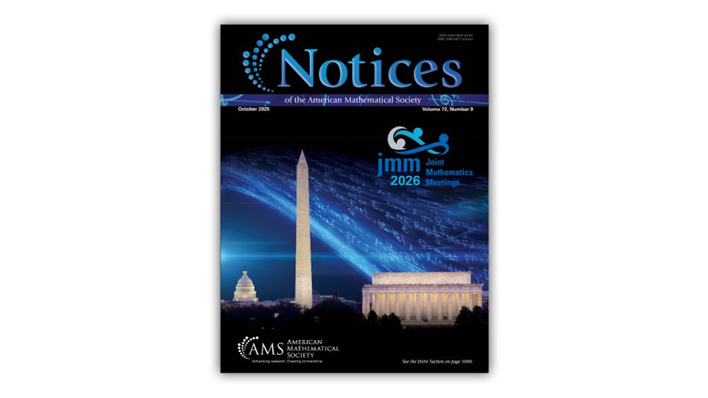 Cover of October Notices of the AMS.