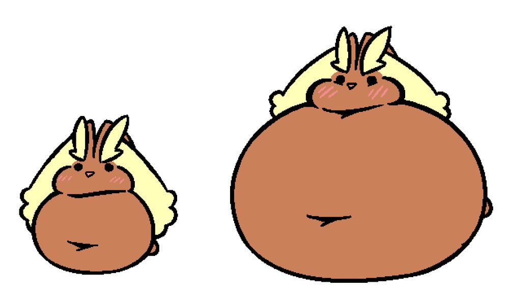 Large brown spheres