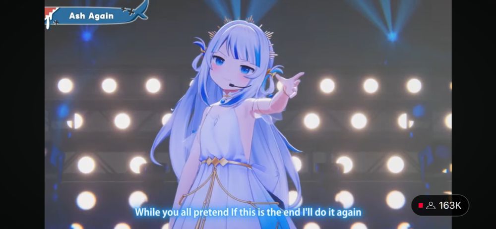 Gura performing Ash Again