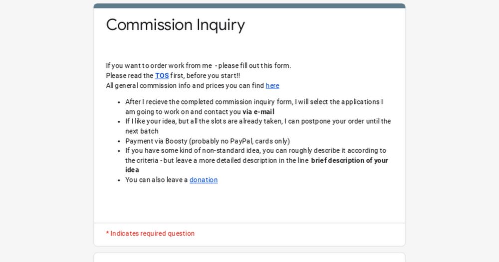 Commission Inquiry