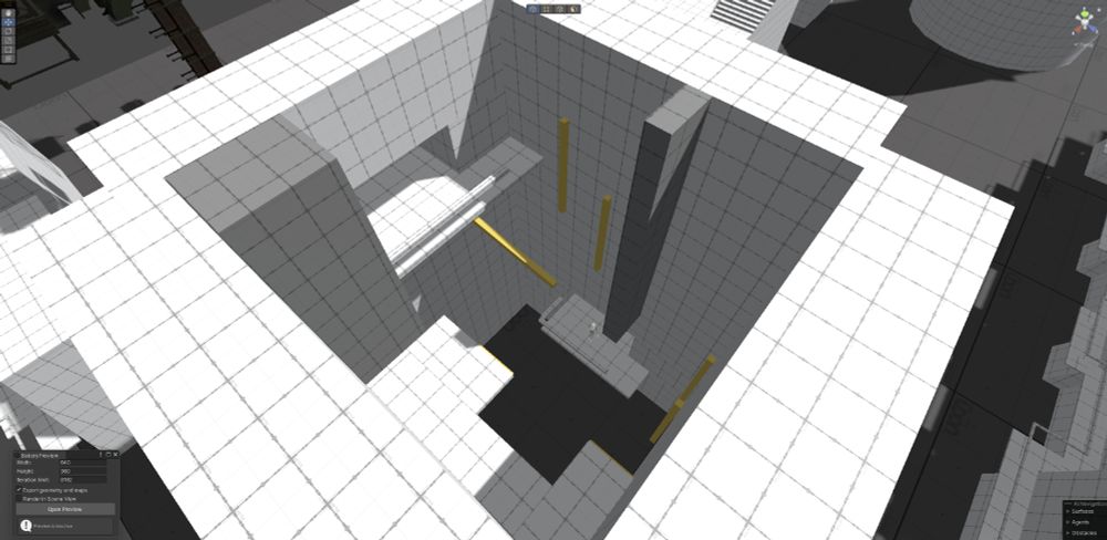Some sort of climbing obstacle course in Unity