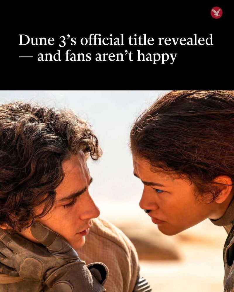 Dune 3's official title revealed - and fans aren't happy