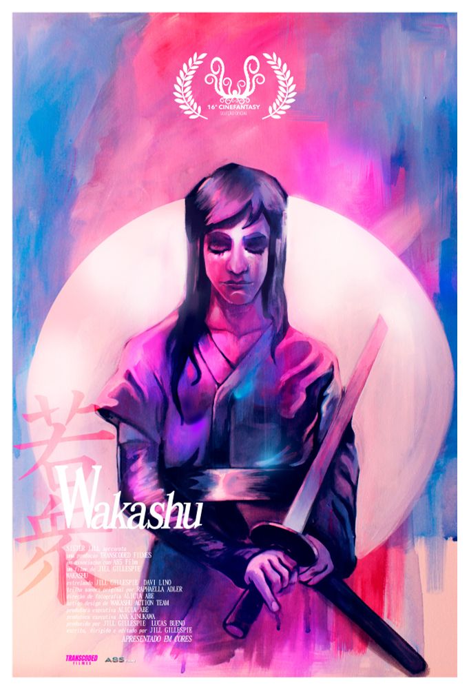 Pintura em acrílico feito pro poster do filme 