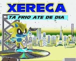 Meme com frame do Sonic e um filtro de cores invertidas, dizendo : 